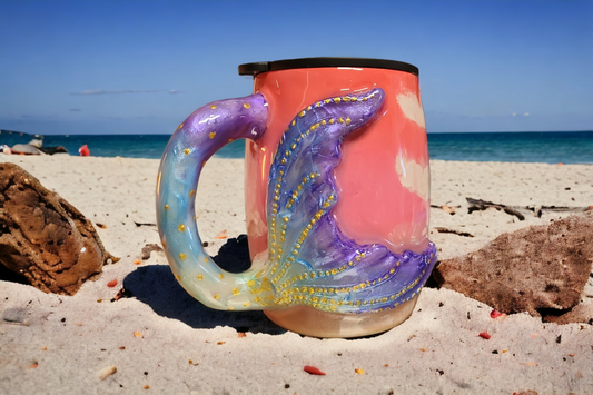 3d Mermaid Coffee Cup