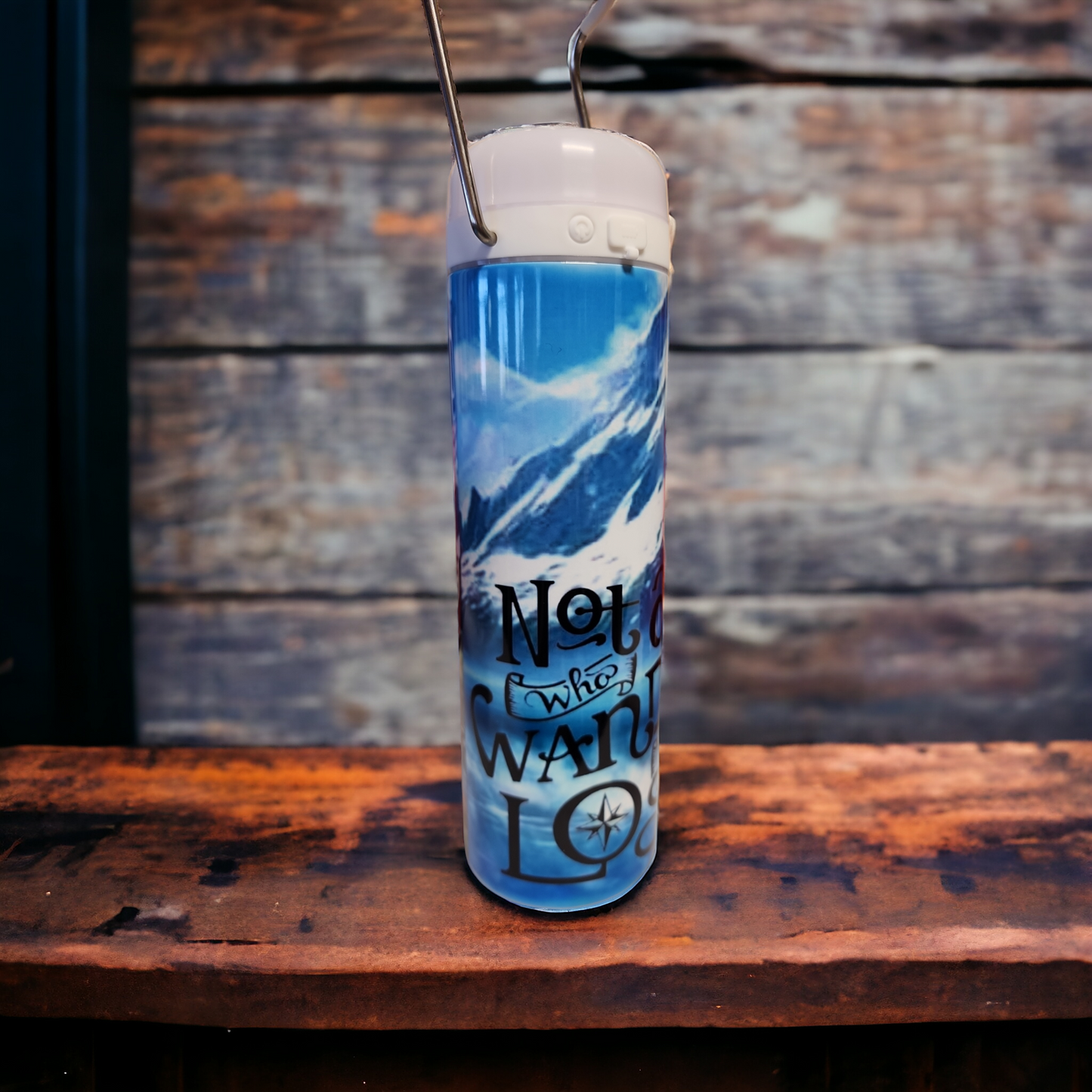 Not all who wonder lantern tumbler