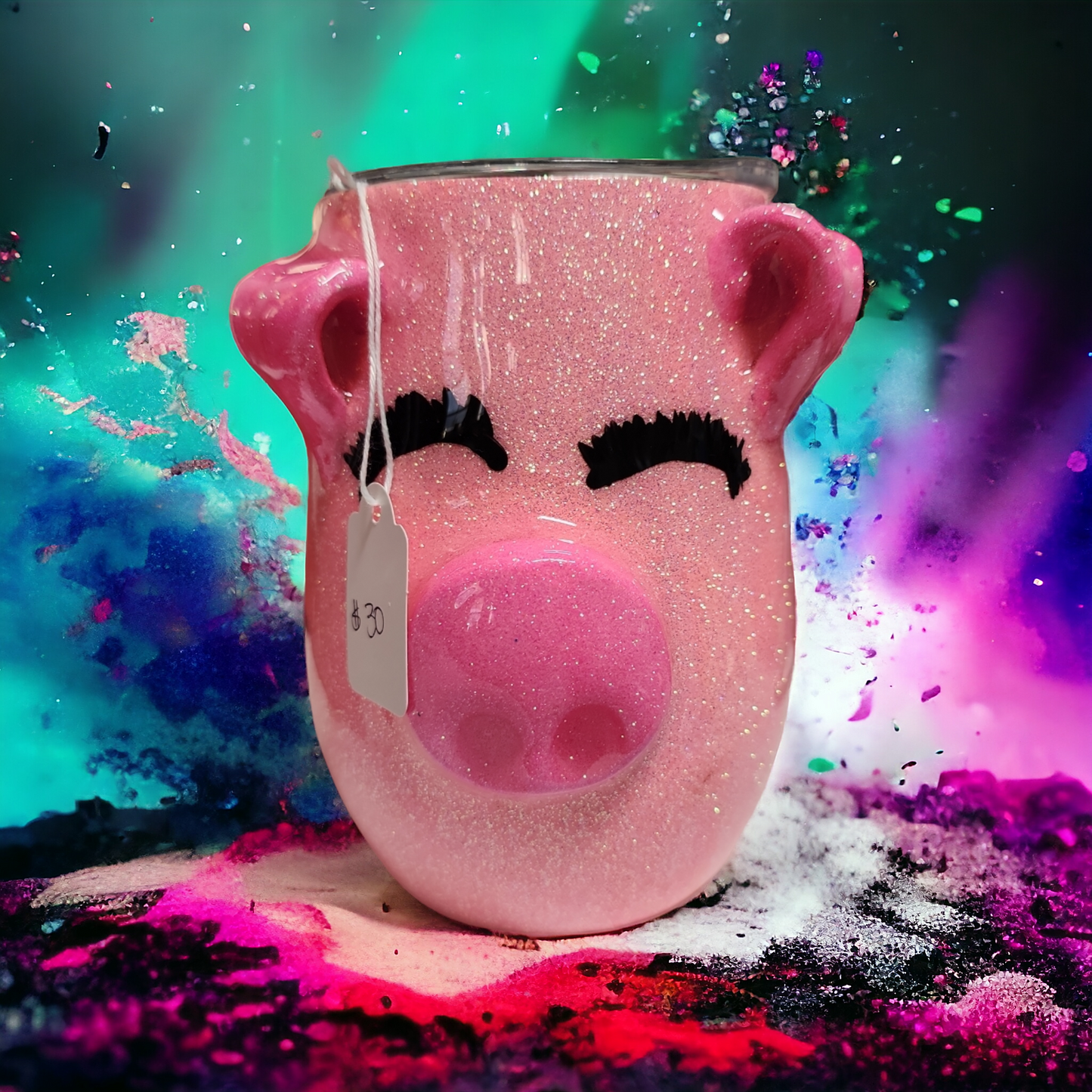 Little Pig wine tumbler