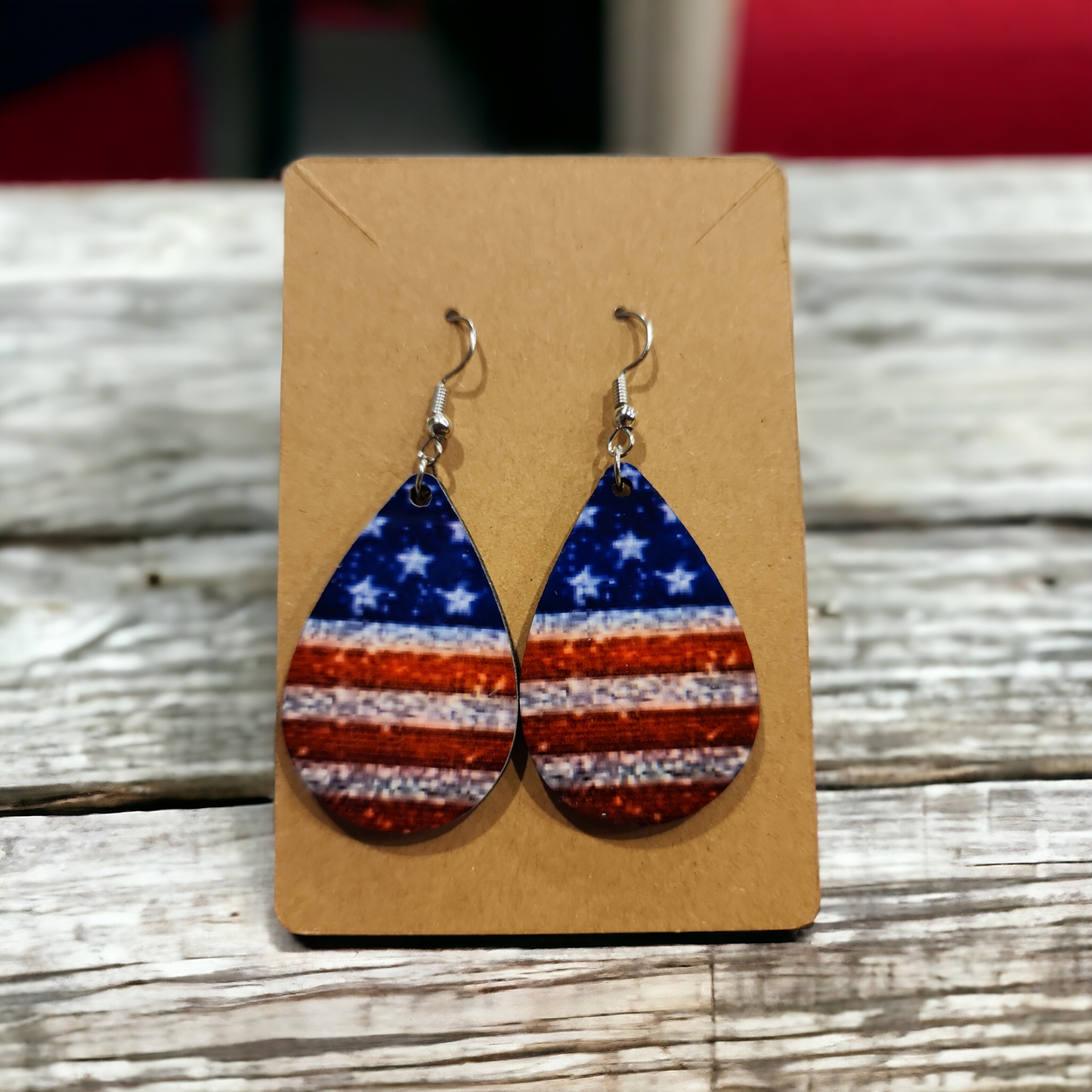 USA Flag earrings