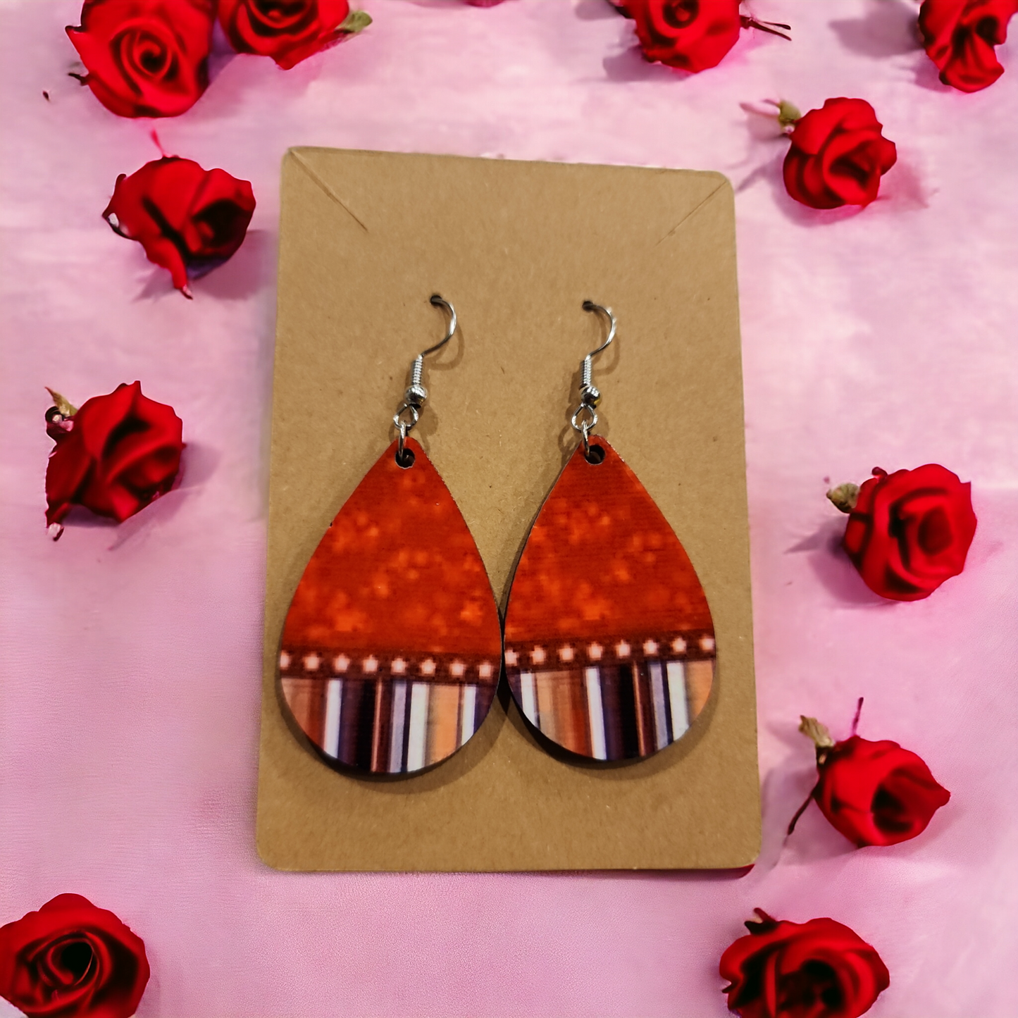 Sassy Reds earrings