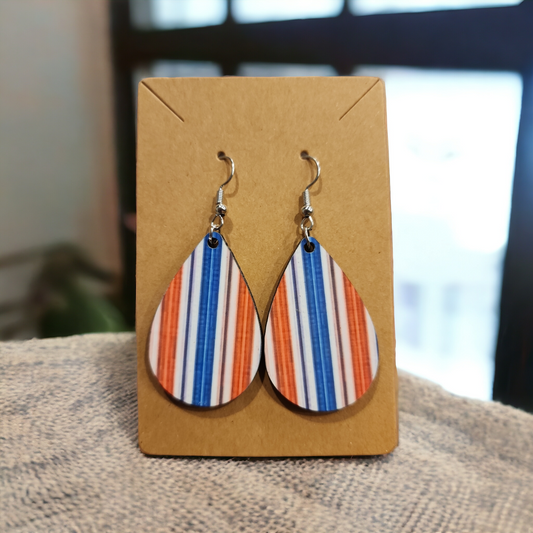 Patriotic Stripes Earrings