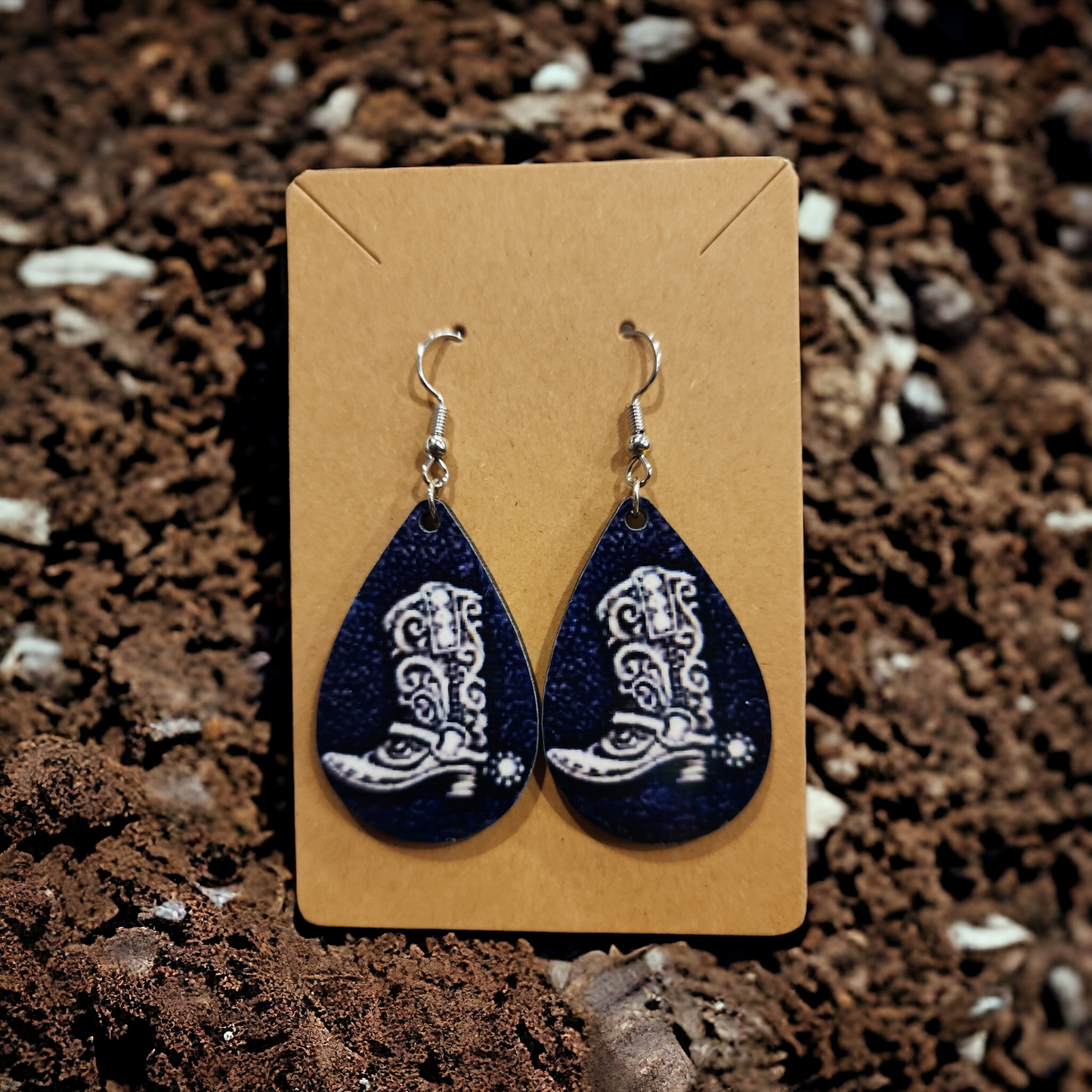 County Boots Earrings