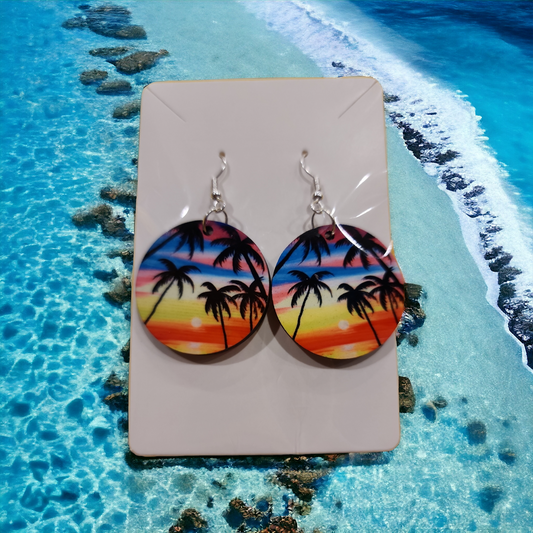 Palm Tree Earrings