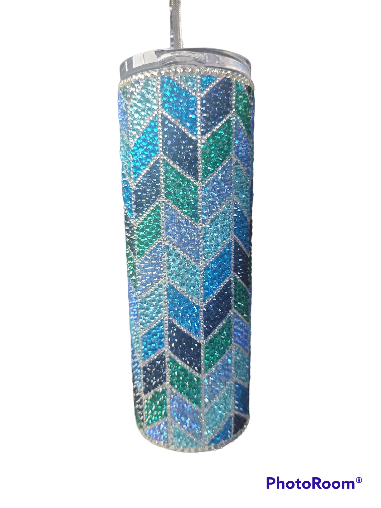 Rhinestoned Tanagram 20 oz Tumbler